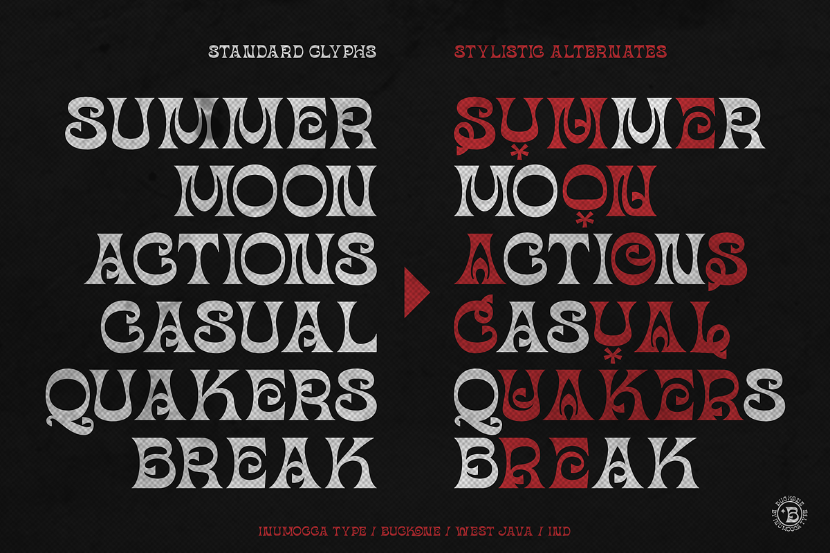 BuckOne, a Serif Font by inumocca_type (Photo 9 of 14)