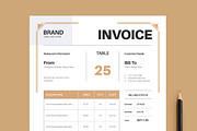 Restaurant Invoice Template, a Stationery Template by MightyDesign (Thumbnail 2 of 8)