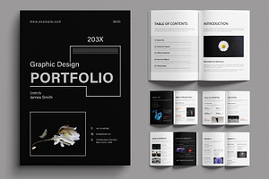 Portfolio Layout, a Print Template by MightyDesign