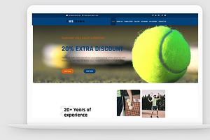 WS Tennis - Sports Shop Theme