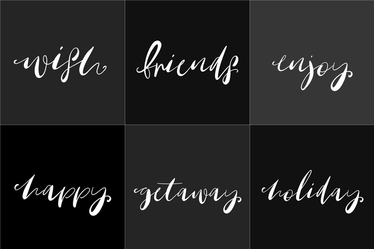 Oh Mistletoe Script Font preview 4