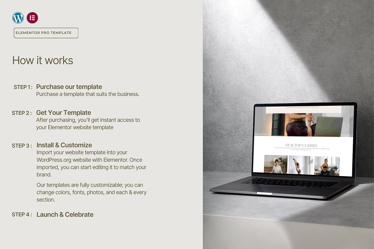 Health & Wellness Website Template, a WordPress Template by Web Template Market (Photo 5 of 9)