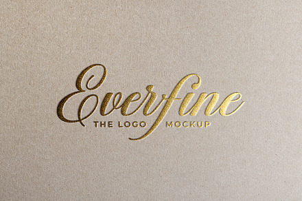 Logo Mockup Gold Foil Effect, a Product Mockup by Smart Works
