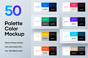 50 Palette Color Logo Mockup - PSD, a Product Mockup by Asylab (Thumbnail 1 of 47)