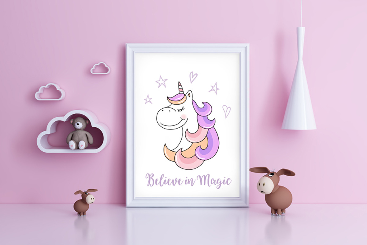 Unicorns Are Real Clipart, an Illustration by Teneresa (Photo 5 of 5)