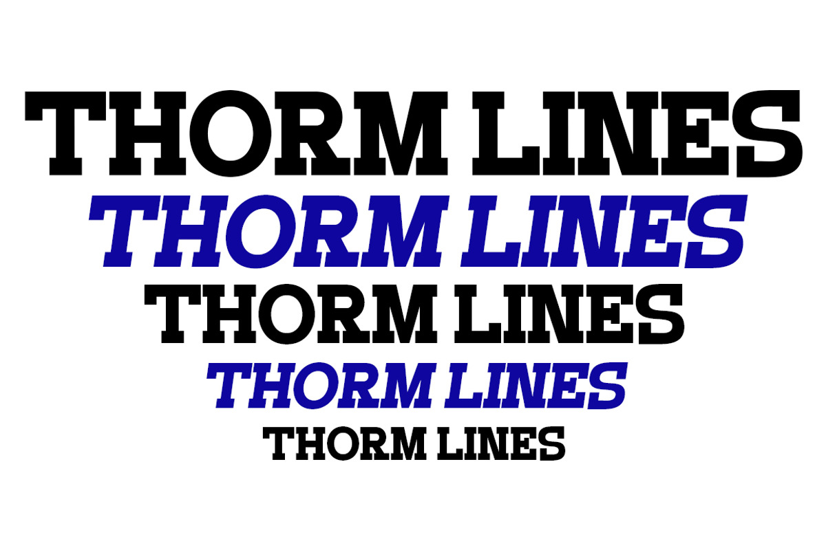Thorm Lines, a Serif Font by IM Studio (Photo 3 of 5)