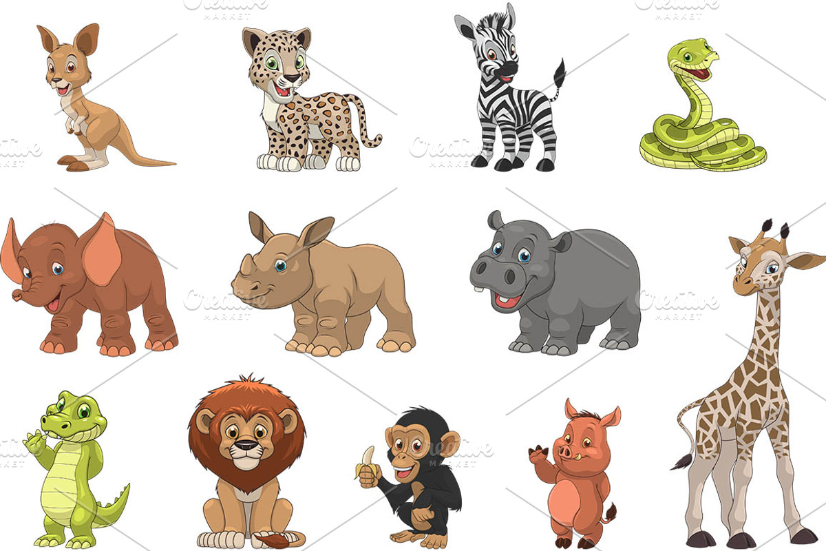 Funny kids animals, an Animal Illustration by Mark2000 (Photo 1 of 4)