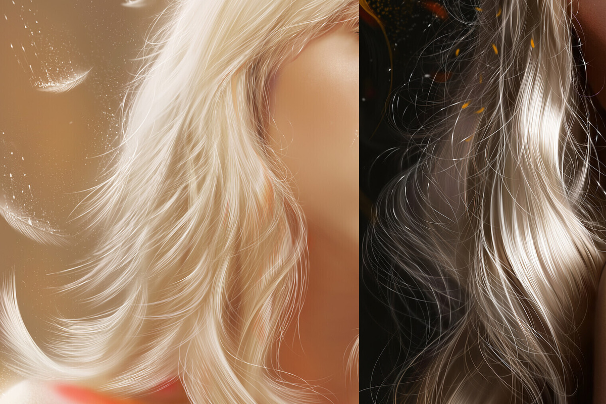 Hair Brushes, a Brush Add-On by vurdembrushes (Photo 3 of 4)