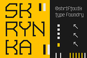 SK Skrynka — Tech Geometric Font, a Slab Serif Font by Shriftovik Type Foundry (Thumbnail 1 of 7)