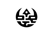 Abstract tribal ornament, a Branding & Logo Template by Vectorium Studio (Thumbnail 1 of 2)