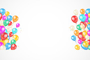 Festive background with balloons, a Decorative Illustration by Yayasya (Thumbnail 2 of 3)