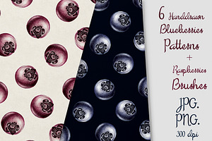 6 Blueberries Patterns & Brash
