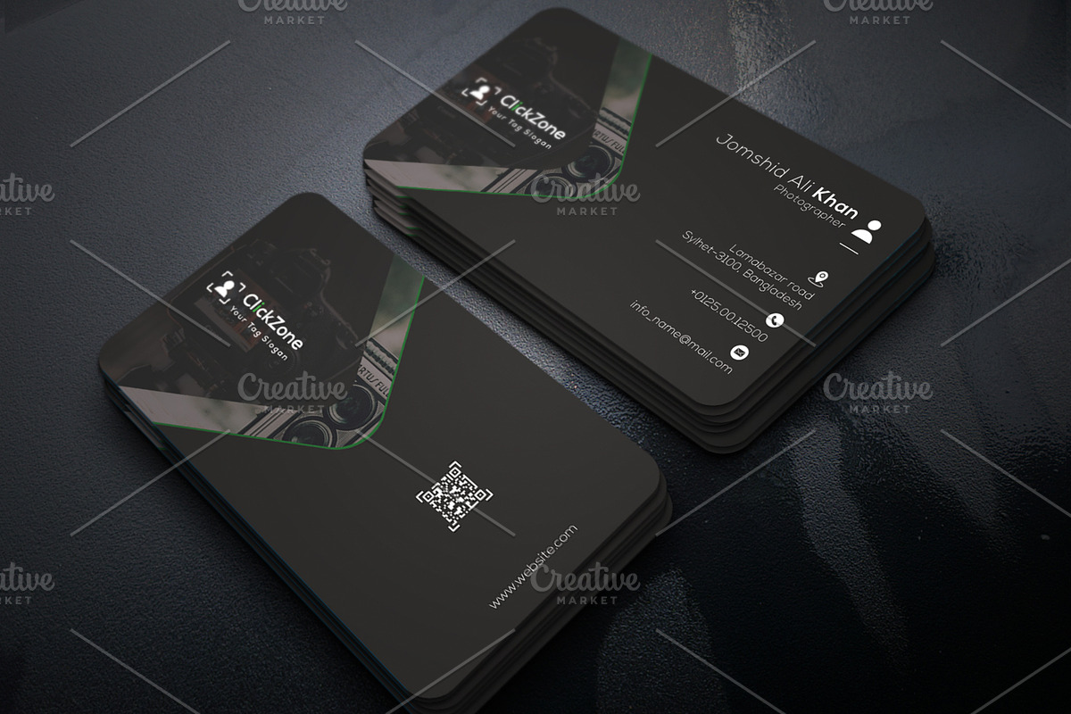 Photography Business Card, a Business Card Template by Helal Shop (Photo 1 of 2)