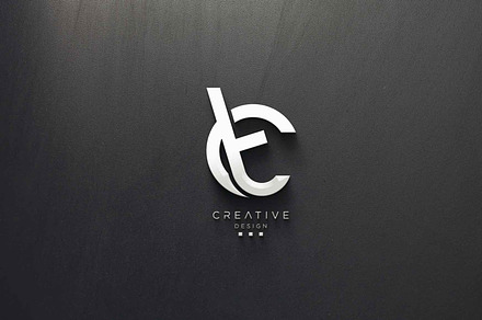 Alphabet Letters Icon Logo CT or TC