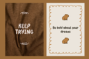Awesome Capybara | Cozy & Playful, a Handwritten Font by Ashiya Pixel (Thumbnail 5 of 9)