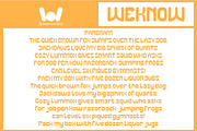 Smiling Wave font, a Font by weknow (Thumbnail 6 of 8)