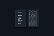 Business cards template: Infradatum, a Business Card Template by Srg® (Thumbnail 1 of 4)