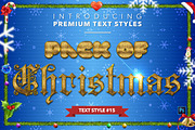 Christmas Pack #2 - Text Styles, a Layer Style Add-On by Jonas Stensgaard (Thumbnail 16 of 23)