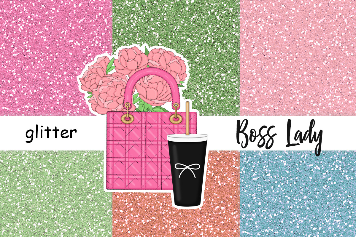 Girl Boss Textures | Sparkle Glitter, a Texture Graphic by GlamArtZhanna (Photo 1 of 3)