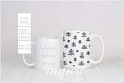 11oz and 15oz Comparision Mug Mockup, a Product Mockup by Inspire Mockups (Thumbnail 2 of 3)
