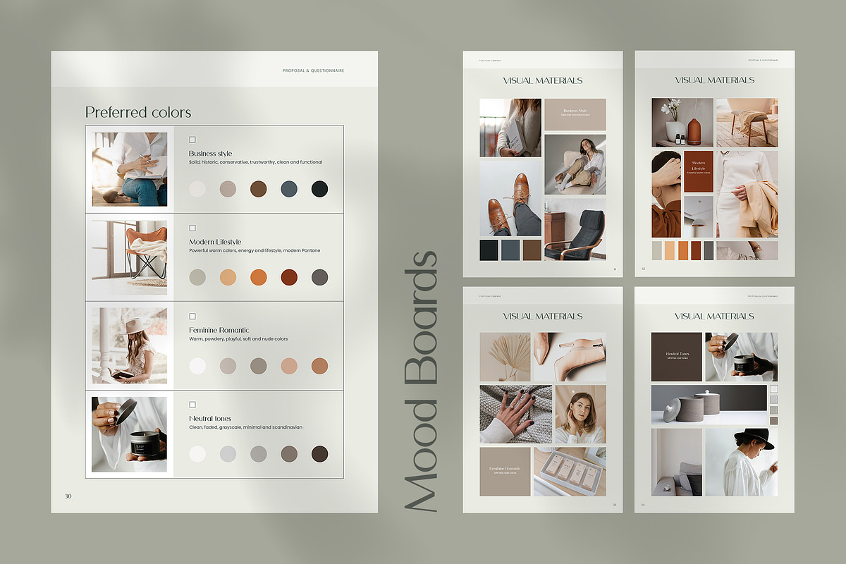 Proposal & Questionnaire | Indd, a Brochure Template by Imagination Area (Photo 5 of 14)