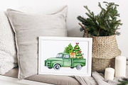 Classic christmas cars set, an Illustration by svetodesign (Thumbnail 8 of 10)
