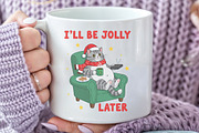 Funny Christmas Sarcastic Lazy Cat, an Illustration by Black Bird Studio (Thumbnail 4 of 4)