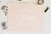 Amaro | Script + 6 Free Logos, a Script Font by Jen Wagner Co (Thumbnail 5 of 12)