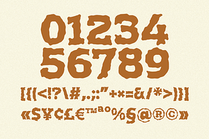 Rusty Plate - Freestyle Typeface