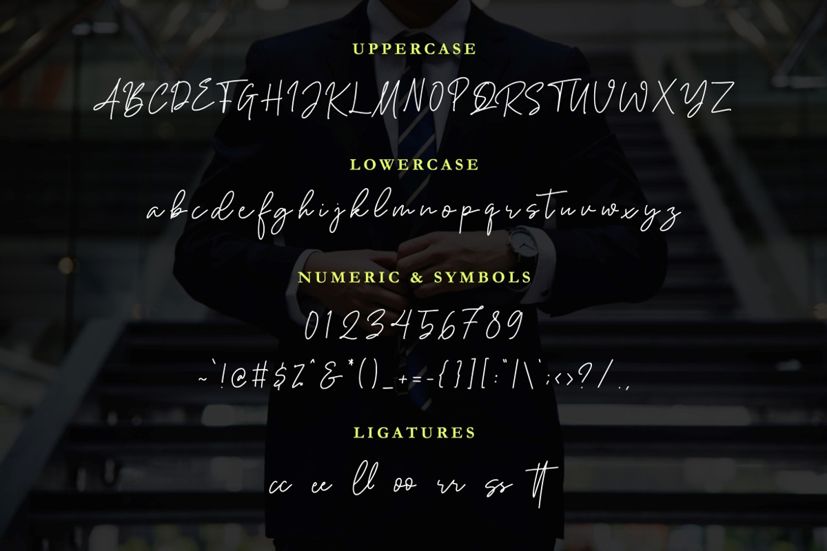 Kottario - Classy Signature Font preview 4