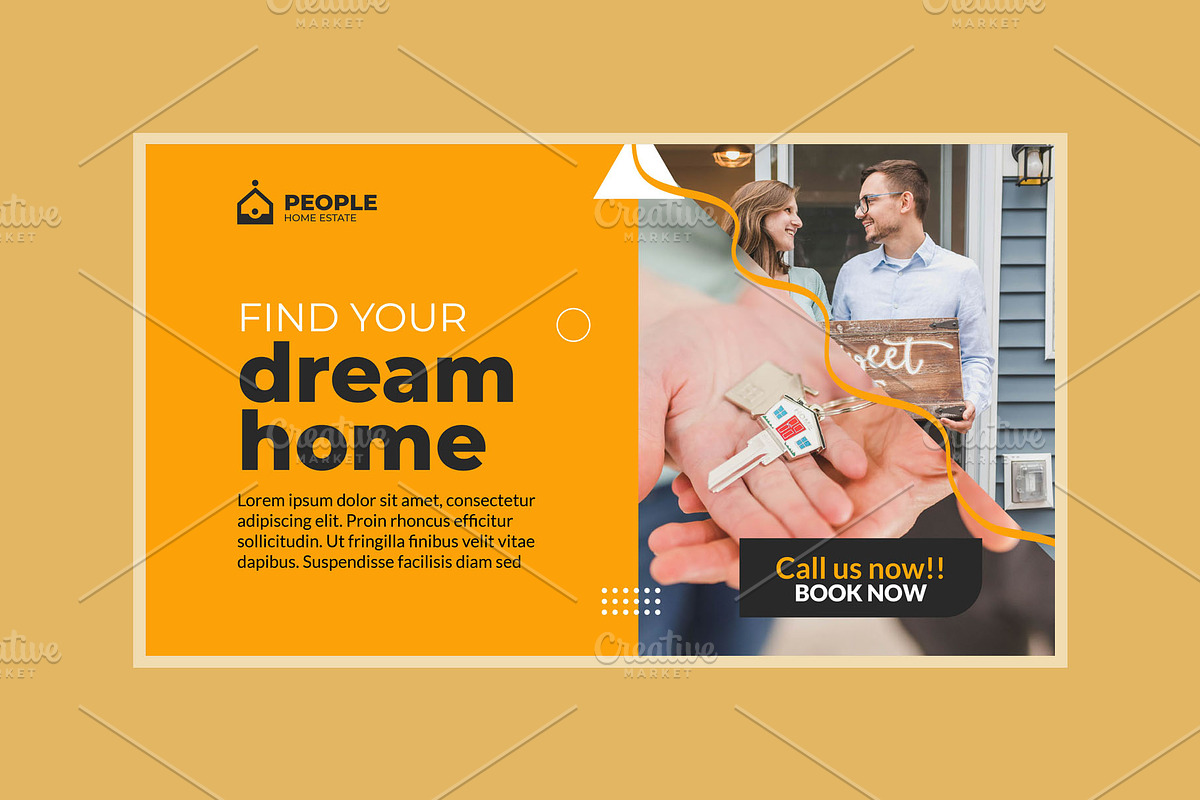 Real estate Youtube Thumbnail Design, a Social Media Template by hekenostudio (Photo 3 of 4)