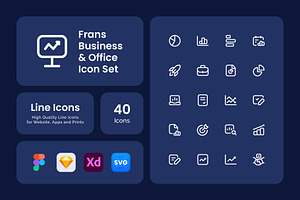 Frans - Business and Office Icon Set