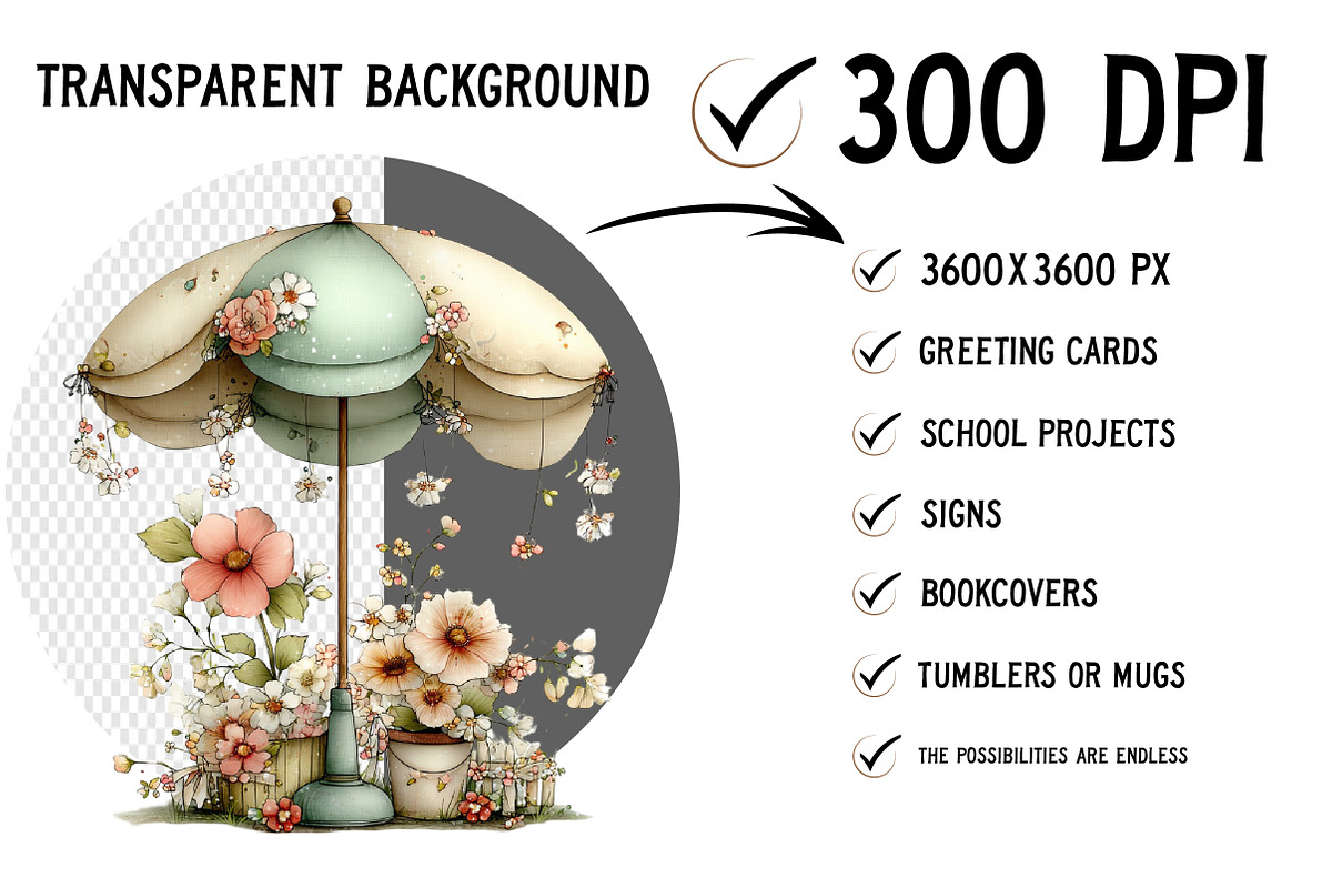 Whimsical Summer Clipart Png, an Illustration by Craft Nest (Photo 2 of 12)
