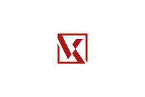 VK initial logo, a Branding & Logo Template by ZHR Creative