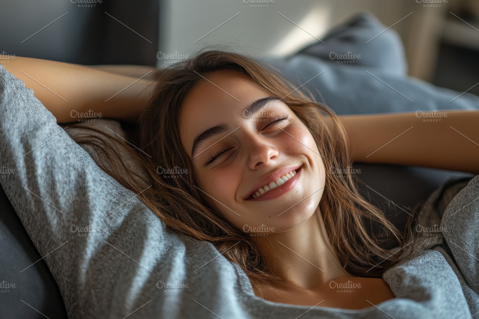 Joyful woman enjoys her time off, a Photo by Pavel_design
