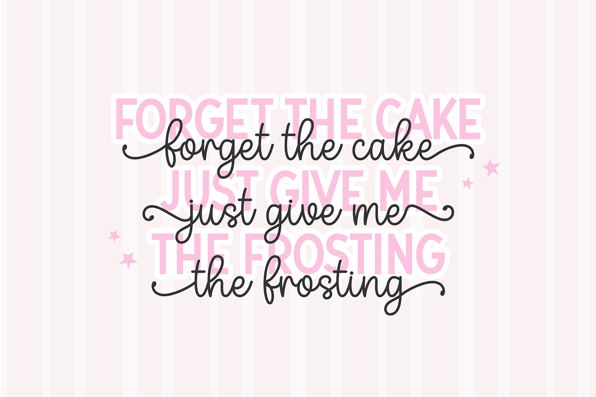 Handmade Cupcakes - Font Duo, a Handwritten Font by Keithzo (Photo 5 of 9)