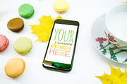 Mock-Up Phone 7 Autumn Macarons 9in1, an iPhone Mockup by EmilGuseinov (Thumbnail 8 of 9)