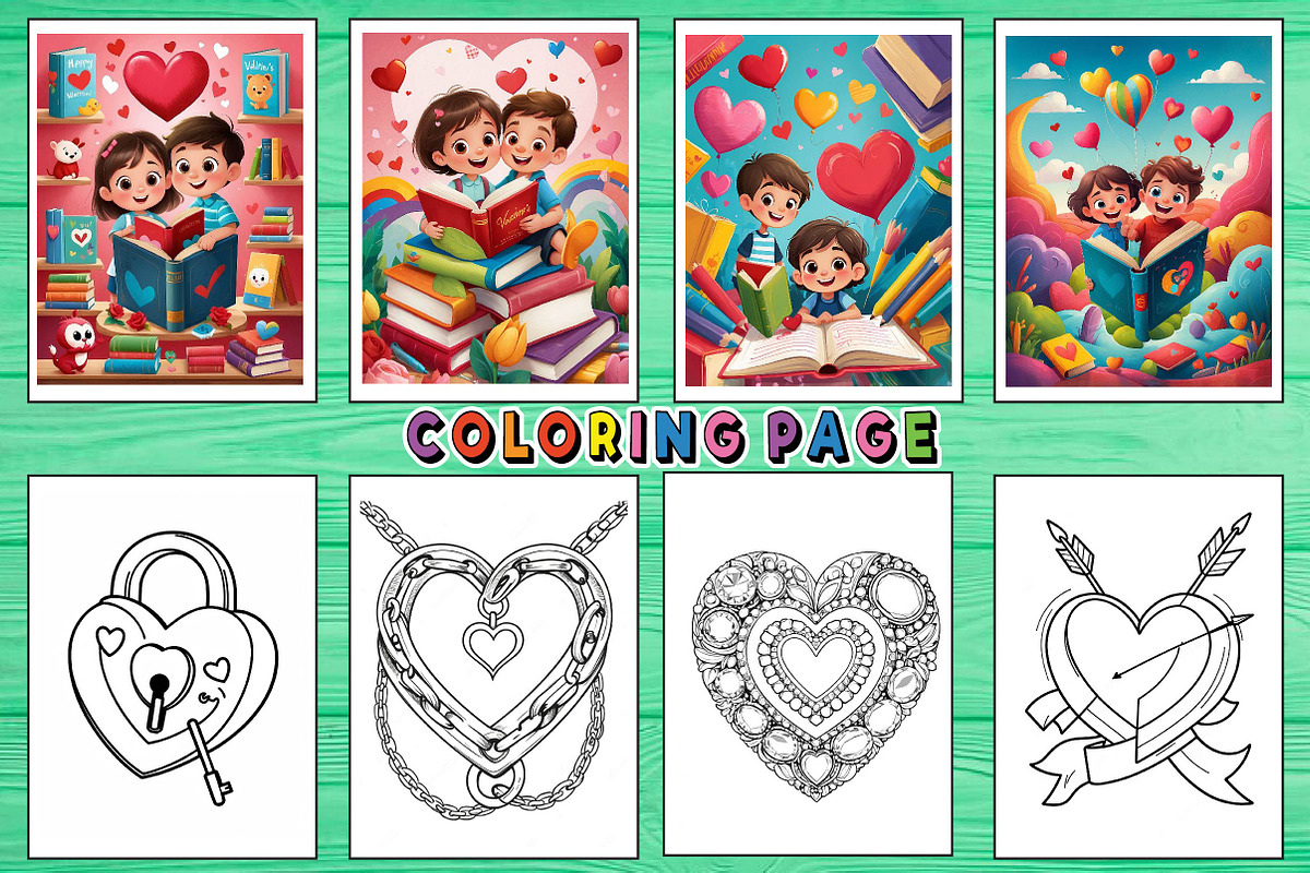 Happy Valentine's Day Coloring Book, an Arts & Entertainment Photo by Wow Magic (Photo 2 of 2)