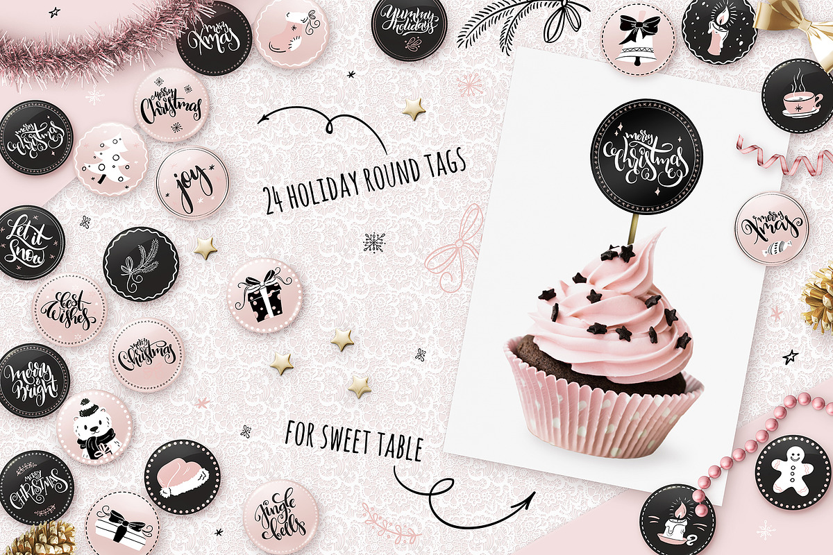 Rose Dream Christmas collection, an Object Graphic by catary art (Photo 8 of 13)