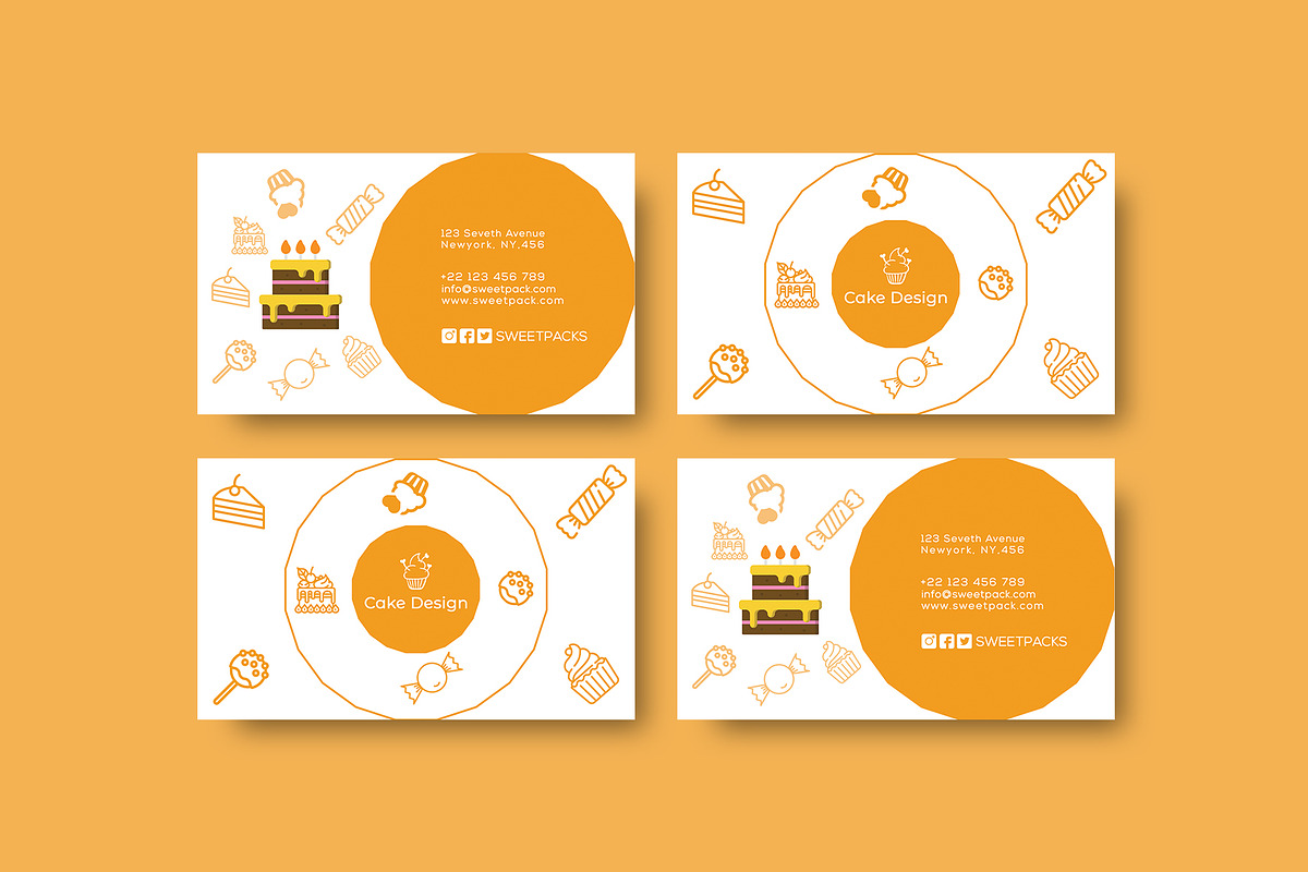 100 Business Card Template Bundle, a Business Card Template by Smashing_Studio (Photo 65 of 80)