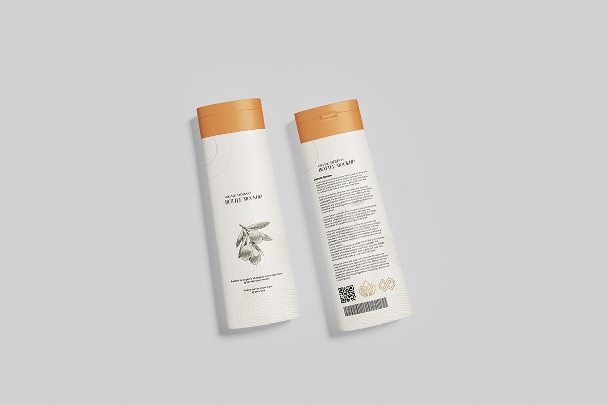 Shampoo Bottle Mockup, a Packaging Mockup by MrLetters (Photo 5 of 5)