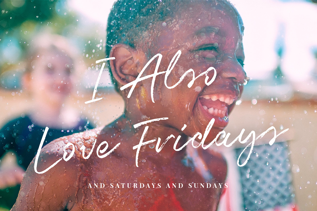 You Rock Handwritten Font preview 7