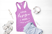 Next Level 1533 Tank Mockup Bundle, a Shirt Mockup by lock and page (Thumbnail 29 of 35)