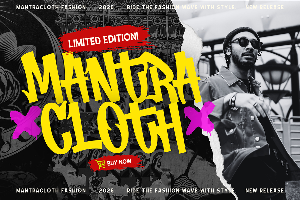Urban Slash - Graffity Font, a Blackletter Font by Sronstudio (Photo 2 of 15)