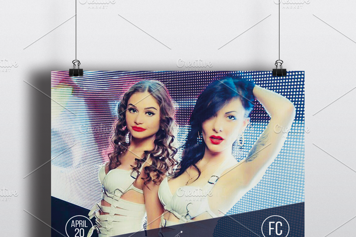 PJ Show Flyer Template, a Flyer Template by Malaxay (Photo 2 of 2)