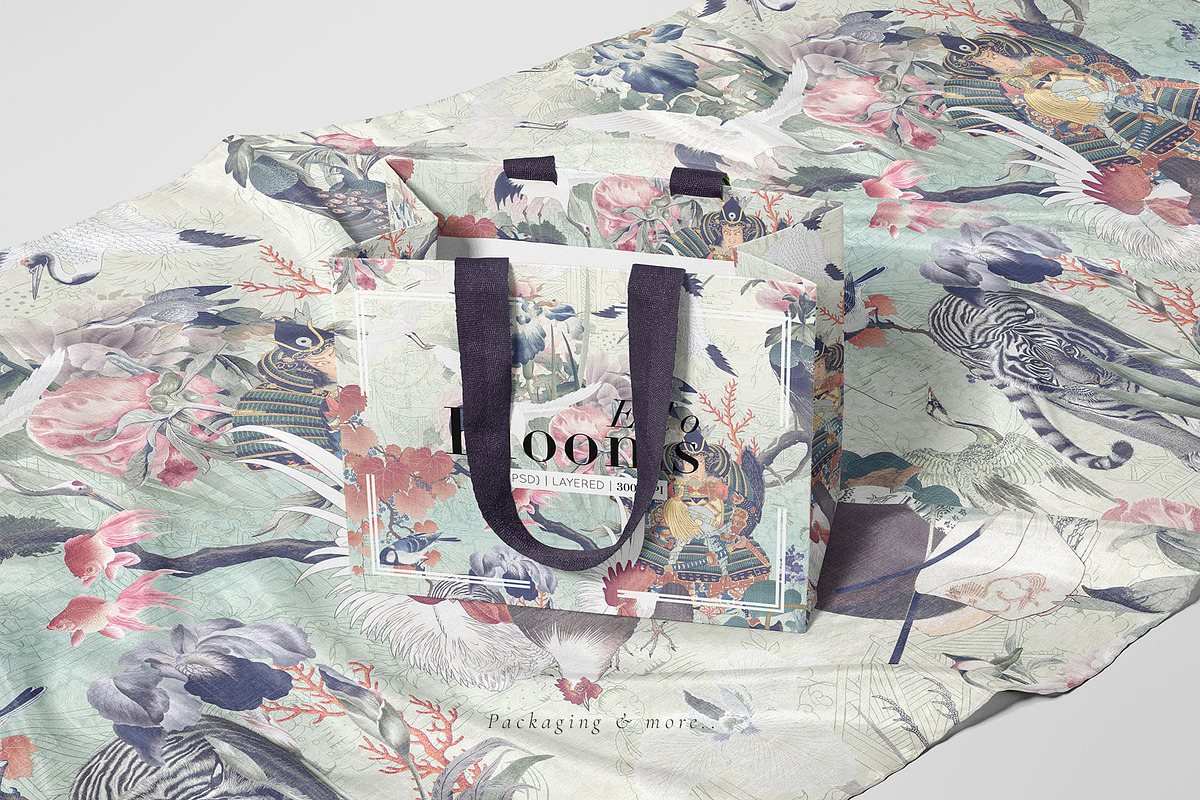 Edo Blooms, Oriental luxury Prints+, a Pattern Graphic by TSTUDIO (Photo 7 of 14)