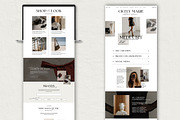 Influencer Website Template | Showit, a Websites & App Template by Field Digital (Thumbnail 2 of 11)