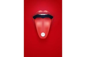 Poster of pills and vitamins, a Food Illustration by Vitamin