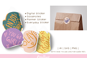 Planner sticker hand drawn bundle, a Decorative Illustration by RimzStudio (Thumbnail 4 of 5)