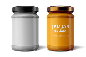 Jam Jar Mockup